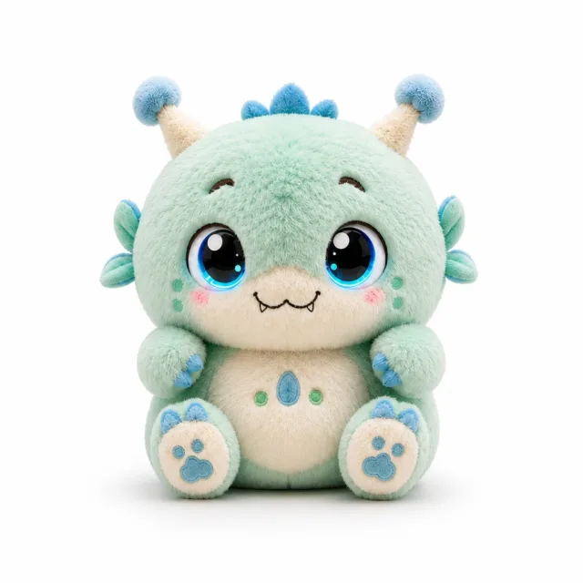 AI Green Monster Plush Toy, view 4