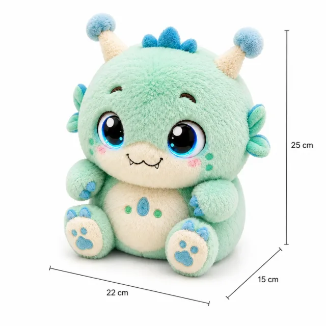 AI Green Monster Plush Toy, view 6
