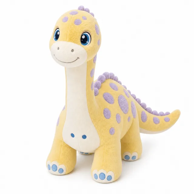 AI Long Necked Dinosaur Plush Toy, view 5