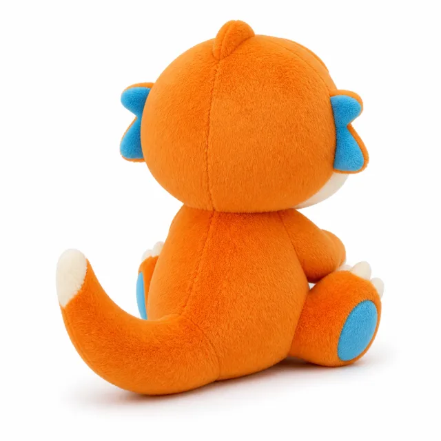 AI Orange Velociraptor Plush Toy, view 3