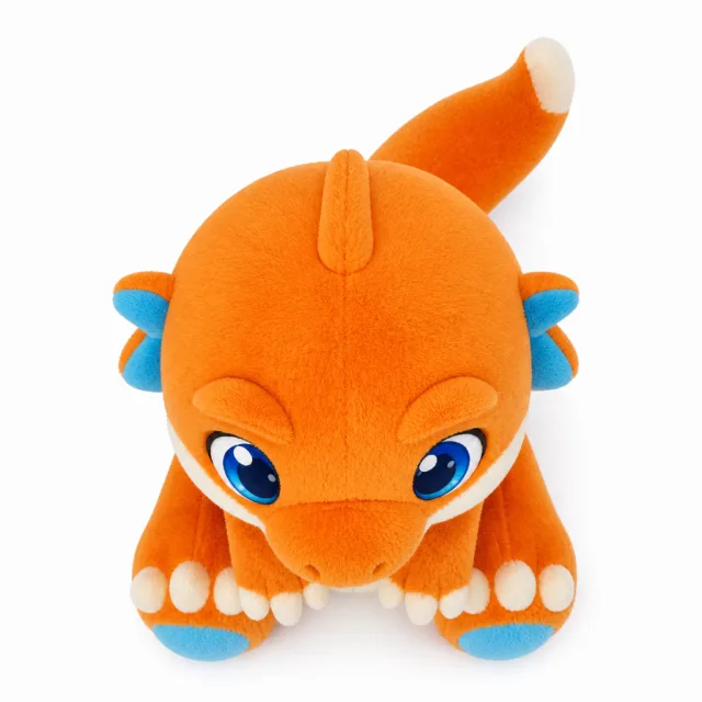 AI Orange Velociraptor Plush Toy, view 5