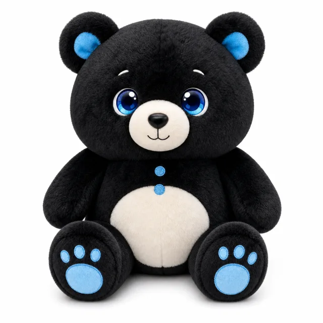 AI Black Bear Plush Toy, view 4