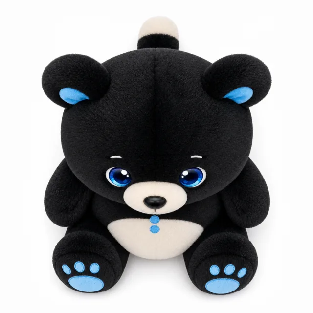 AI Black Bear Plush Toy, view 5
