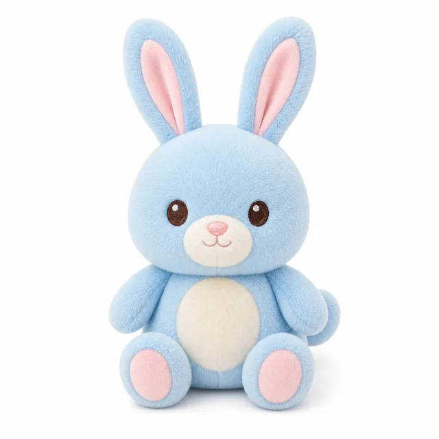 AI Blue Rabbit Plush Toy, view 2