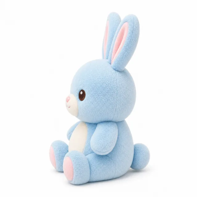 AI Blue Rabbit Plush Toy, view 5