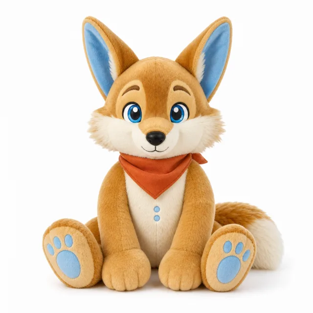AI Coyote Plush Toy product reference