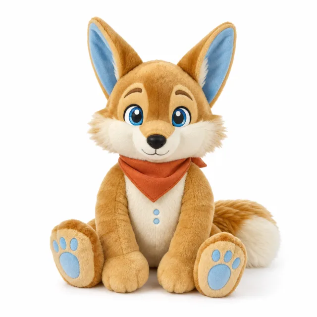 AI Coyote Plush Toy, view 2