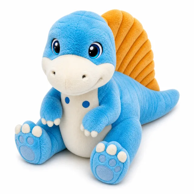 AI Glow in the Dark Spinosaurus Plush Toy, view 2