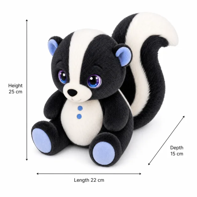 AI Skunk Plush Toy, view 6