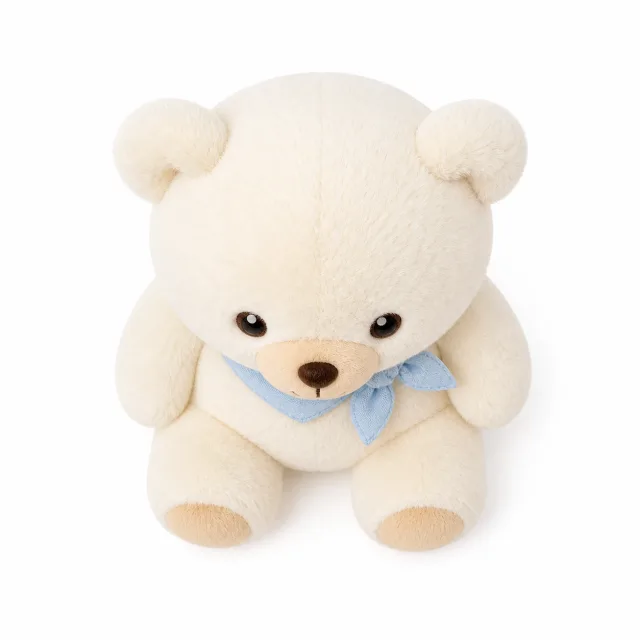 AI White Bear Plush Toy, view 2