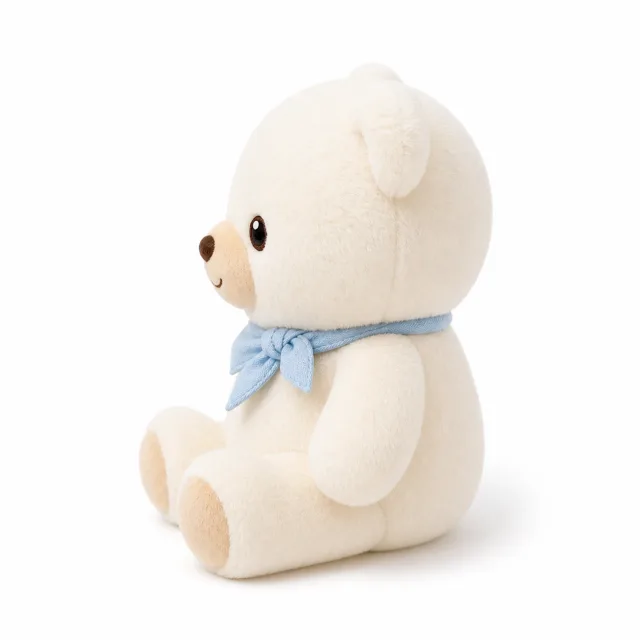 AI White Bear Plush Toy, view 3