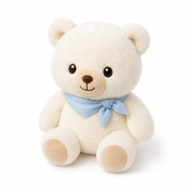 AI White Bear Plush Toy, view 5