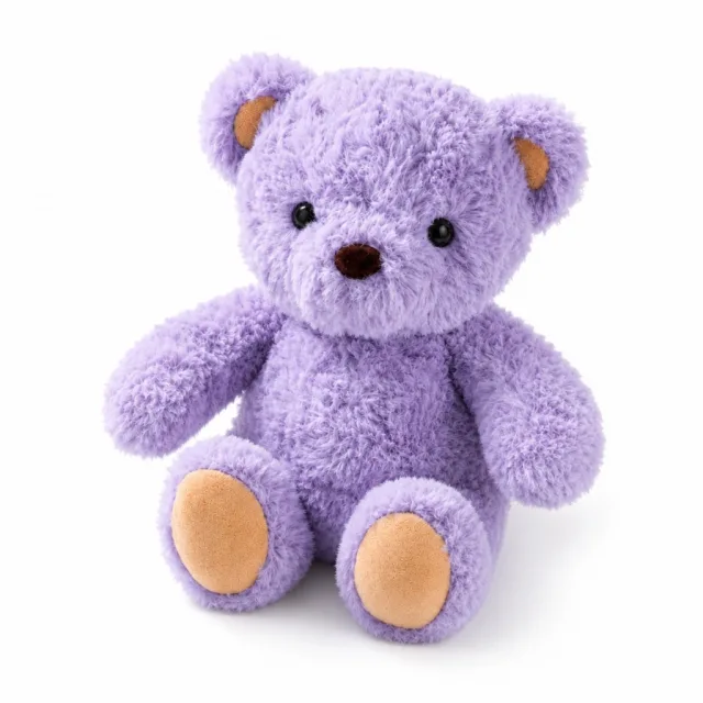 AI Purple Teddy Bear Plush Toy product reference