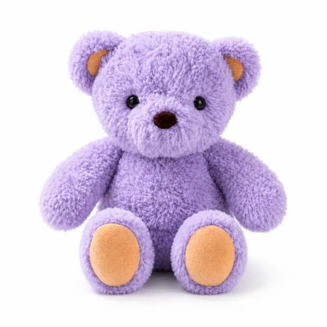 AI Purple Teddy Bear Plush Toy, view 4