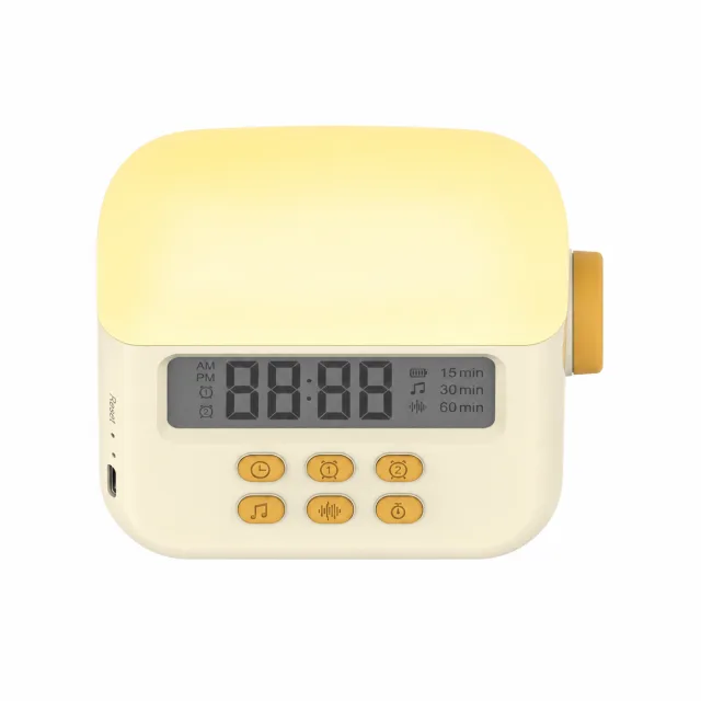 White Noise Clock and Soothing Night Light, view 5