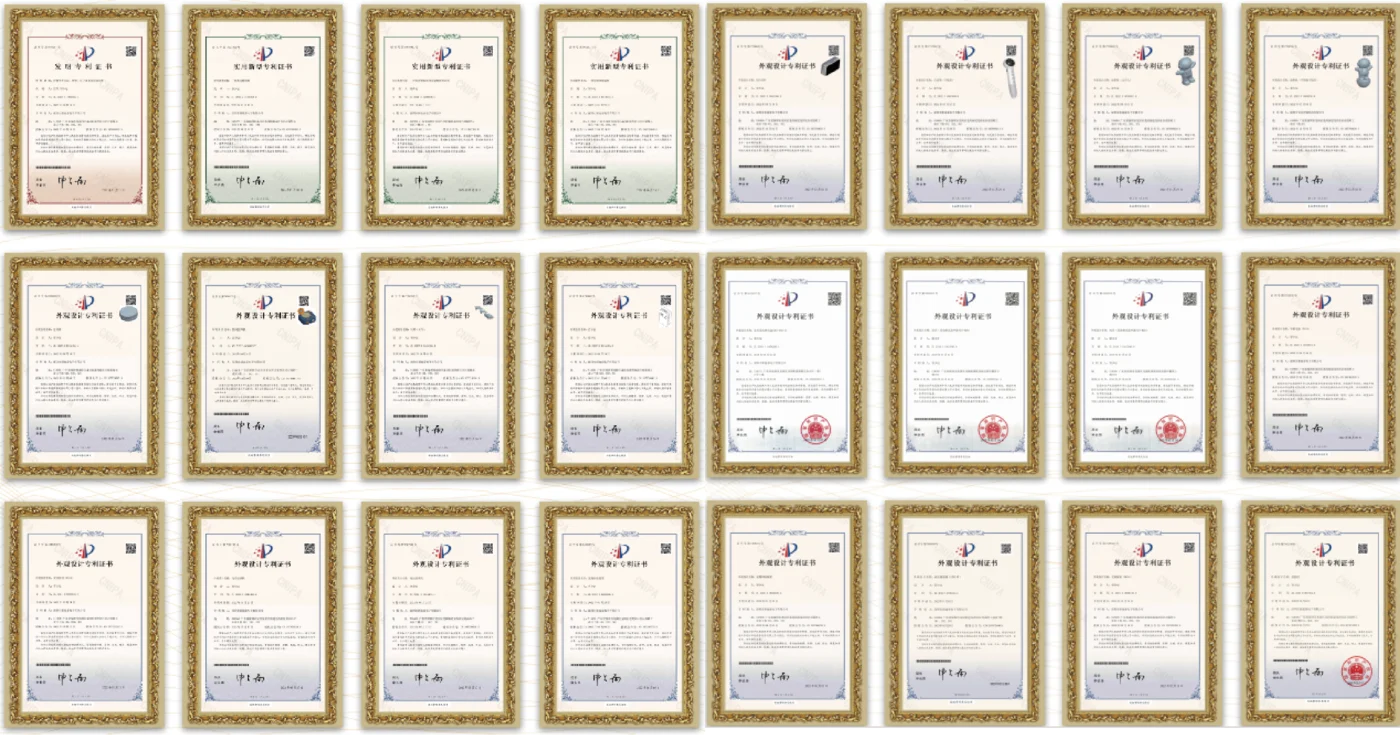 Eingetragenes Patentportfolio Zertifikat